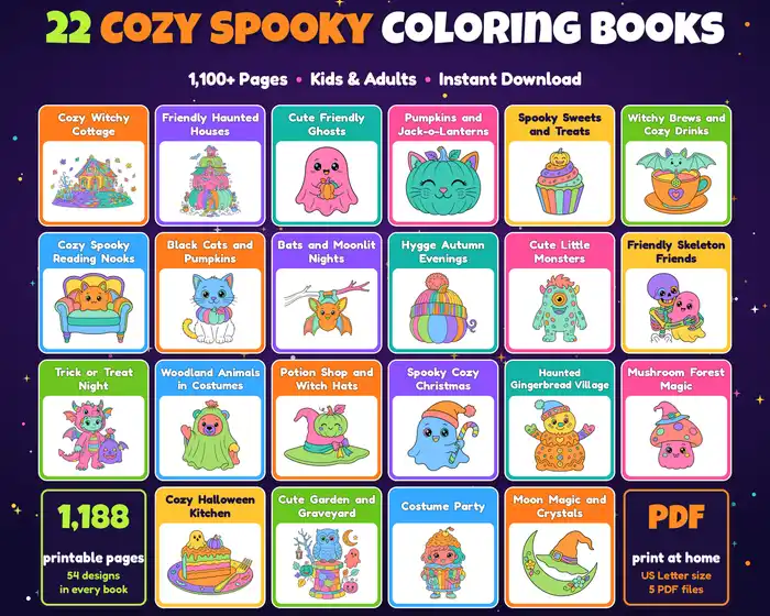 Cozy Spooky Bundle (22 Books)