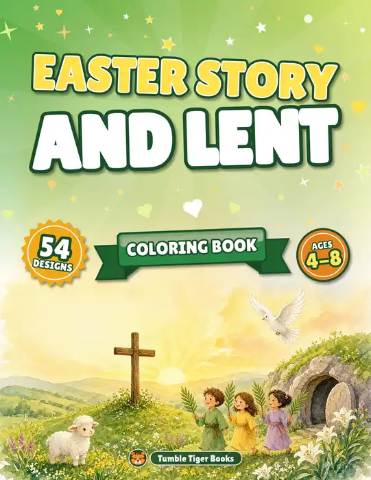 Easter Story Lent Coloring Pages