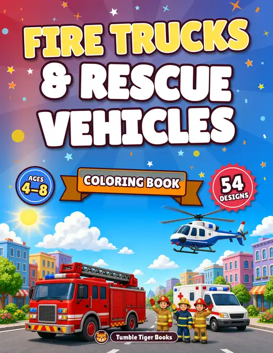 Fire Truck Coloring Pages