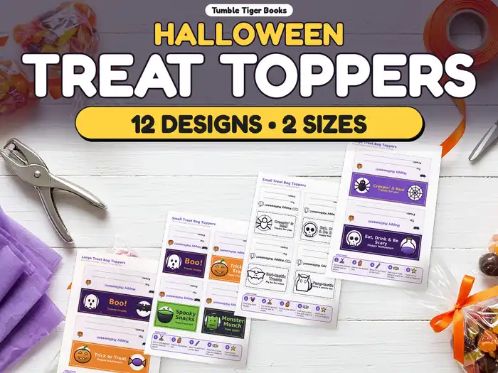 Halloween Treat Toppers